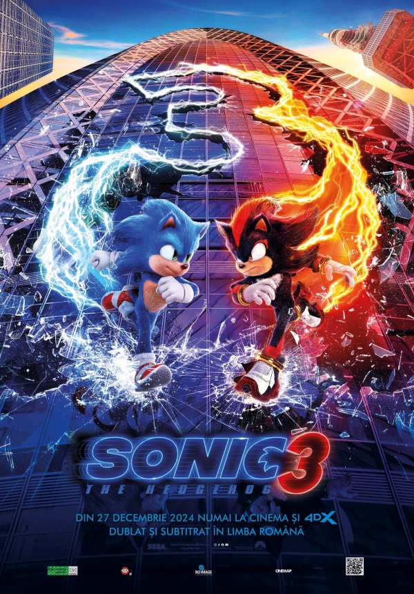 Afis SONIC THE HEDGEHOG 3